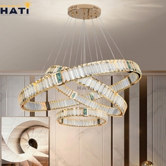 Đèn thả pha lê Alaric hiện đại kết hợp thiết kế tinh xảo và ánh sáng lung linh, giúp không gian sống trở nên đẳng cấp và cuốn hút hơn