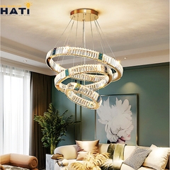 Đèn thả pha lê Alaric hiện đại kết hợp thiết kế tinh xảo và ánh sáng lung linh, giúp không gian sống trở nên đẳng cấp và cuốn hút hơn