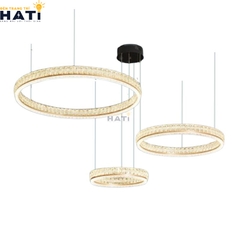 Đèn thả pha lê Arduin 3 vòng