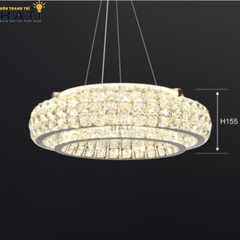 Với thiết kế 1 tầng gọn gàng cùng hiệu ứng ánh sáng lung linh, đèn thả pha lê Becine 1 tầng giúp không gian căn hộ, nhà phố trở nên đẳng cấp và nổi bật hơn. ✨