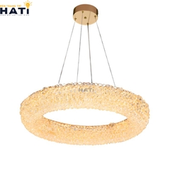 Đèn thả pha lê Linus 1 tầng sở hữu kiểu dáng hiện đại kết hợp pha lê cao cấp, phù hợp trang trí phòng khách, bàn ăn hoặc khu vực sảnh tinh tế.