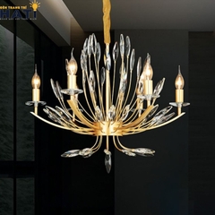 Đèn thả pha lê Lorenty 6 bóng