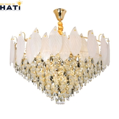 Đèn thả pha lê Nexaris mang phong cách hiện đại kết hợp pha lê cao cấp, tạo điểm nhấn ánh sáng ấn tượng cho không gian sống sang trọng