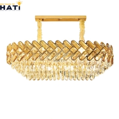 Đèn thả ngang pha lê Radian
