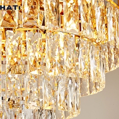 Đèn thả pha lê Orivian hiện đại kết hợp thiết kế tinh tế và ánh sáng lung linh, giúp không gian sống trở nên đẳng cấp và cuốn hút hơn