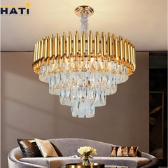 Đèn thả pha lê Orivian hiện đại kết hợp thiết kế tinh tế và ánh sáng lung linh, giúp không gian sống trở nên đẳng cấp và cuốn hút hơn