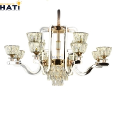 Đèn thả pha lê Perry 12 bóng