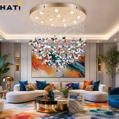 Đèn thả pha lê Veronis