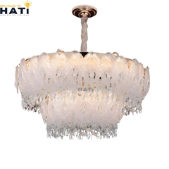 Với cấu trúc 2 tầng pha lê tinh tế, đèn thả pha lê Xaviera Lux 2 tầng giúp không gian trở nên đẳng cấp và ấn tượng, lý tưởng cho căn hộ cao cấp, nhà phố và biệt thự. ✨