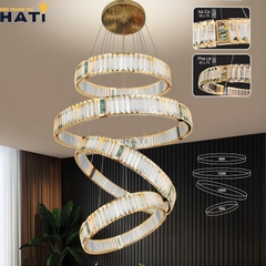 Với kiểu dáng thanh lịch và ánh sáng hài hòa, đèn thả thông tầng Dorino là lựa chọn lý tưởng cho nhà phố, biệt thự hoặc các công trình kiến trúc cao cấp.