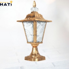 Đèn trụ cổng cao Cuflink màu vàng