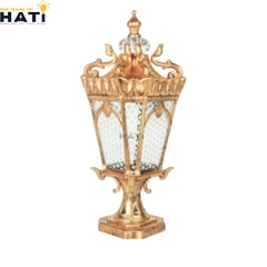 Đèn trụ cổng cao Peridot màu vàng