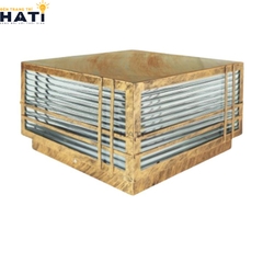 Đèn trụ cổng vuông Cataly màu vàng