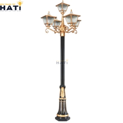 Đèn trụ sân vườn Jisoon màu vàng