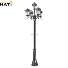 Đèn trụ sân vườn Peridot màu đen