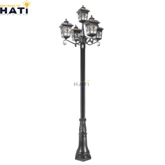 Đèn trụ sân vườn Weler màu đen