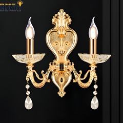 Đèn tường cổ điển Lligent 2 bóng phù hợp cho phòng khách, sảnh hoặc cầu thang, mang đến không gian sang trọng và nổi bật