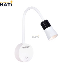 Đèn tường đọc sách Nyther thiết kế hiện đại, gọn gàng, dễ dàng lắp đặt tại đầu giường hoặc góc đọc sách, tối ưu diện tích và tăng tính thẩm mỹ cho không gian