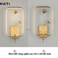 Đèn tường đồng cao cấp Denoi
