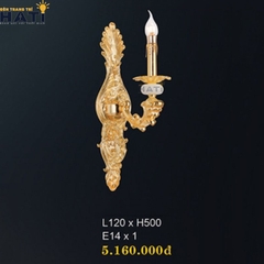 Đèn tường đồng cao cấp Evanes 1 bóng