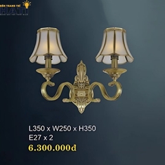 Đèn tường đồng cao cấp Givor 2 bóng
