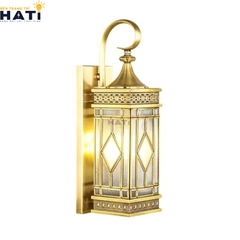 Đèn tường đồng ngoài trời Delvora