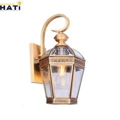 Đèn tường đồng ngoài trời Evano