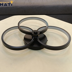 Đèn tường led 3 vòng tròn đan vào nhau
