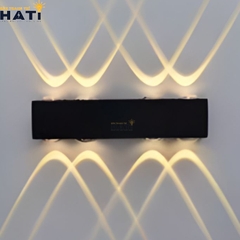 Đèn tường ngoài trời hiện đại Arvid 8 bóng