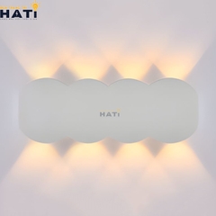 Đèn tường ngoài trời Cirex màu trắng 8 bóng sử dụng công nghệ LED tiết kiệm điện, độ bền cao, khả năng chống nước tốt, đảm bảo hoạt động ổn định trong mọi điều kiện thời tiết.