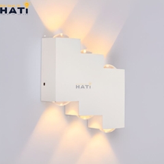 Đèn tường ngoài trời hiện đại Fyren màu trắng