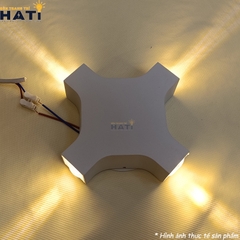 Đèn tường ngoài trời hiện đại hắt sáng 4 hướng - HTV 564N
