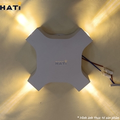 Đèn tường ngoài trời hiện đại hắt sáng 4 hướng - HTV 564N