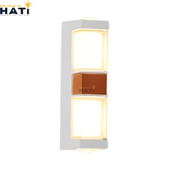 Mẫu đèn tường ngoài trời Kyren phong cách hiện đại, ánh sáng ổn định, giúp không gian ngoại thất trở nên nổi bật và an toàn hơn vào ban đêm.