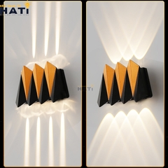 Đèn tường ngoài trời hiện đại Lyrex 7 bóng sở hữu thiết kế hiện đại, nổi bật, phù hợp chiếu sáng mặt tiền, sân vườn và lối đi ngoài trời