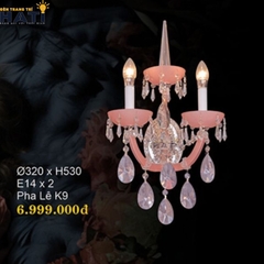 Đèn tường pha lê Hetti