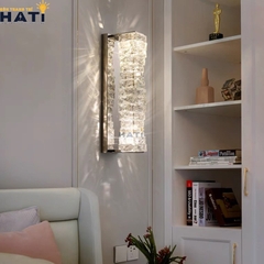 Đèn tường pha lê Melora màu bạc