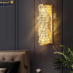 Đèn tường pha lê Melora màu vàng