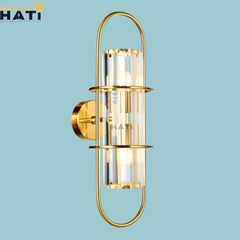 Đèn tường pha lê Merrick là lựa chọn lý tưởng để tạo điểm nhấn nội thất cao cấp, phù hợp cho phòng khách, phòng ngủ và hành lang