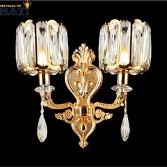 Đèn tường pha lê Percival 2 bóng