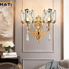 Đèn tường pha lê Percival 2 bóng