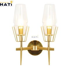 Đèn tường thuỷ tinh Ariston 2 bóng