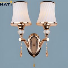 Đèn tường thuỷ tinh Aymer 2 bóng phòng khách