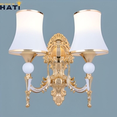 Đèn tường thuỷ tinh Badric 2 bóng phòng khách