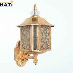 Đèn vách ngoài trời cổ điển Belly màu vàng