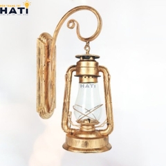 Đèn vách ngoài trời cổ điển Pendan màu vàng kiểu B
