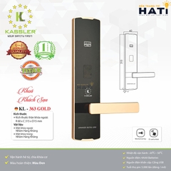 Khóa khách sạn Kassler KL-363