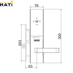 Khóa thông minh khách sạn Giovani GSL-117C99