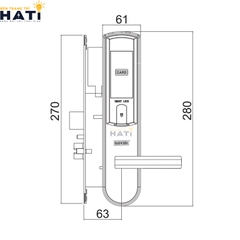 Khóa thông minh khách sạn Giovani GSL-126C135