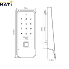 Khóa tủ Giovani Locker GSL-A72
